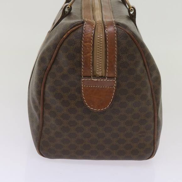 CELINE Macadam Canvas Boston Bag Pvc Brown - Picture 4 of 12